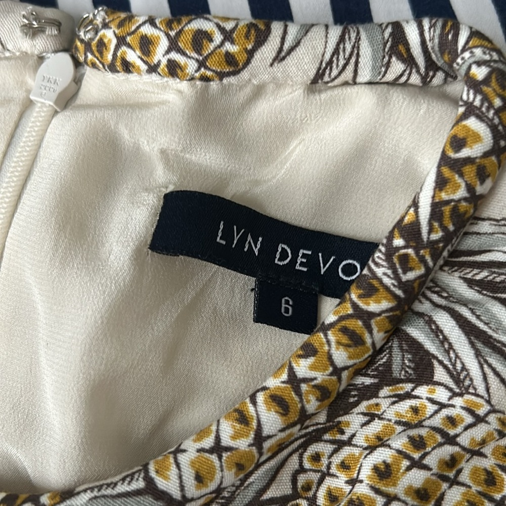 Lyn Devon Audrey Pineapple Print Shift Dress - image 2